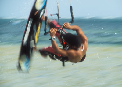 Kite boarding