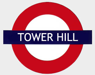 Tube station sign